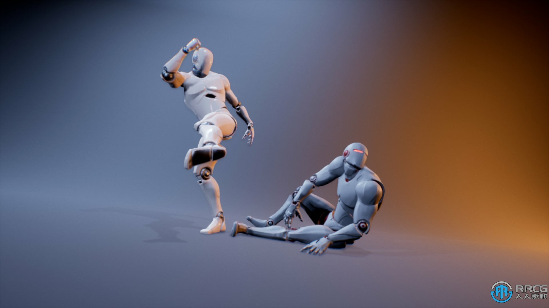 60组近身格斗摔跤打斗战斗动画Unreal Engine游戏素材