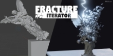 Fracture Iterator撞击破坏粉碎模拟Blender插件V1.6版