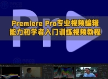 Premiere Pro专业视频编辑能力初学者入门训练视频教程
