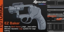 EZ Baker烘培增强工具Blender插件V1.0.3版