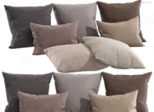 枕头沙发枕装饰家具装饰3D模型
