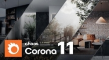 Chaos Corona 11超写实照片级渲染器C4D插件hotfix 2版