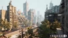 废弃破败世界末日后城市环境场景UE游戏素材