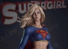 女超人象唯美造型DC动漫角色雕刻手办3D打印模型