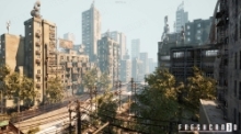 末世后废弃城市环境场景UE游戏素材
