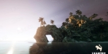 热带岛屿的废弃小屋环境场景UE游戏素材
