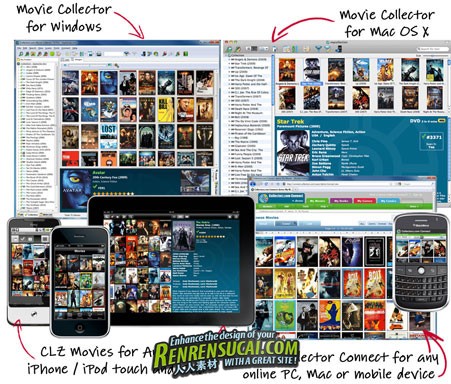 《电影信息收集管理软件》(Collectorz.com Movie Collector Pro)更新v8.0.4专业版/含破解文件[压缩包]