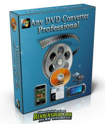 《多功能DVD抓取和转换工具》(Any DVD Converter Professional)v4.3.4专业版/多国语言含中文[压缩包]