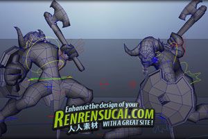 《Maya双足生物骨骼制作技术教程第二辑》3DMotive Bipedal Rigging Series: Part 2