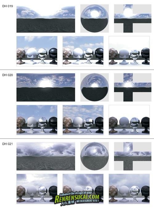 《Dosch 3D - HDRI 天空贴图CD1、2合集》