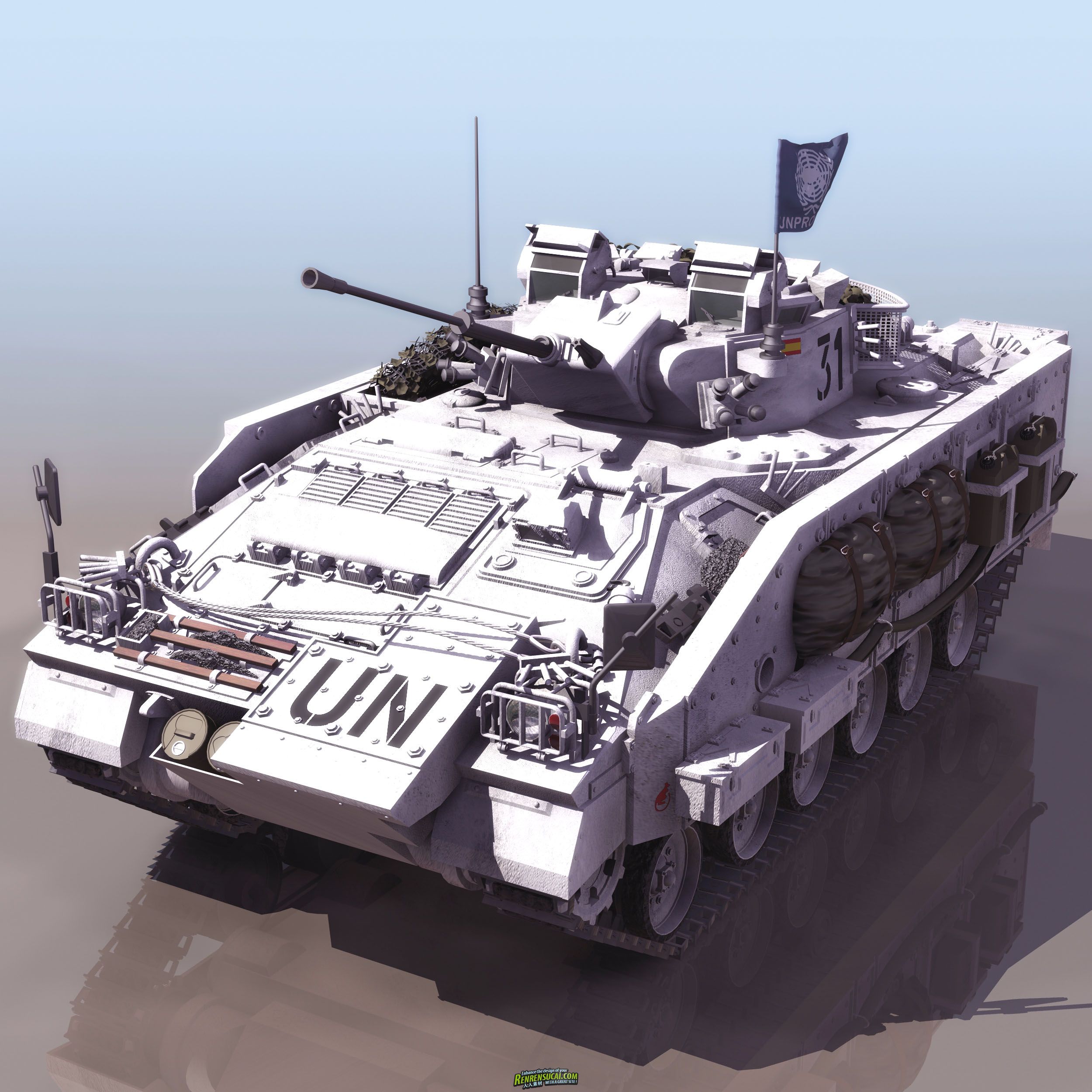 超级精细模型坦克车