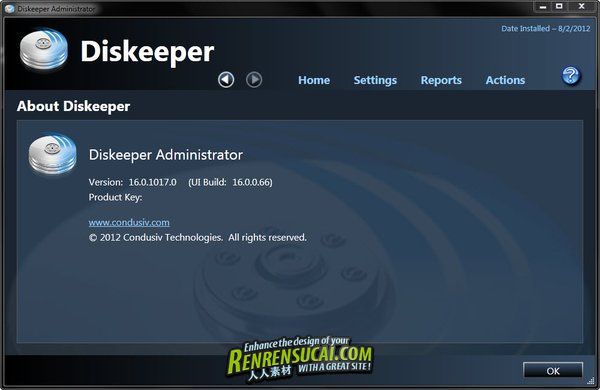 《磁盘碎片整理软件》(Diskeeper&amp;reg; 12 Professional) v16.0.1017.0[压缩包]
