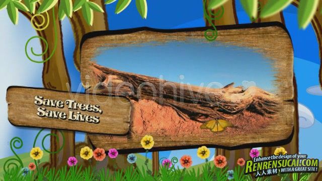 《大自然公园 AE模板》videohive nature park 1163857