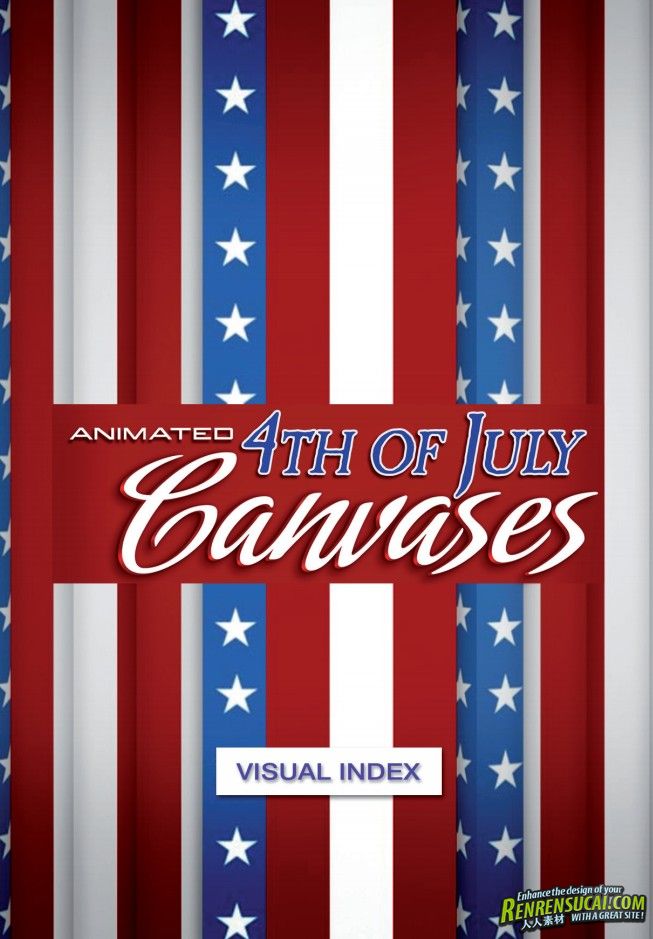 《DJ庆祝庆典美国国庆视频素材合辑》Digital Juice Animated 4th of July Canvases
