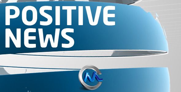 《新闻包装地球板式 AE模板》Videohive Positive News 2215458