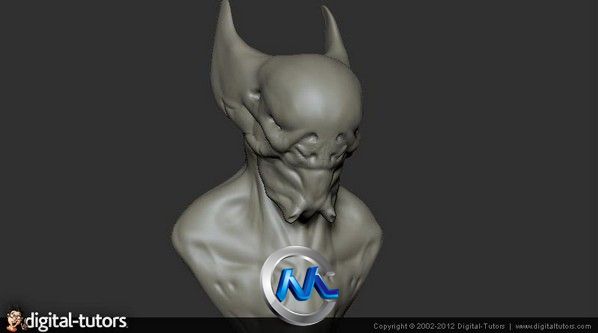 《ZBrush概念生物雕刻艺术视频教程》Digital-Tutors Creative Development Sculpti...