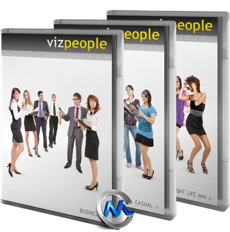 《商业休闲夜生活人物高清图片平面素材合辑》Viz-People People Bundle v1