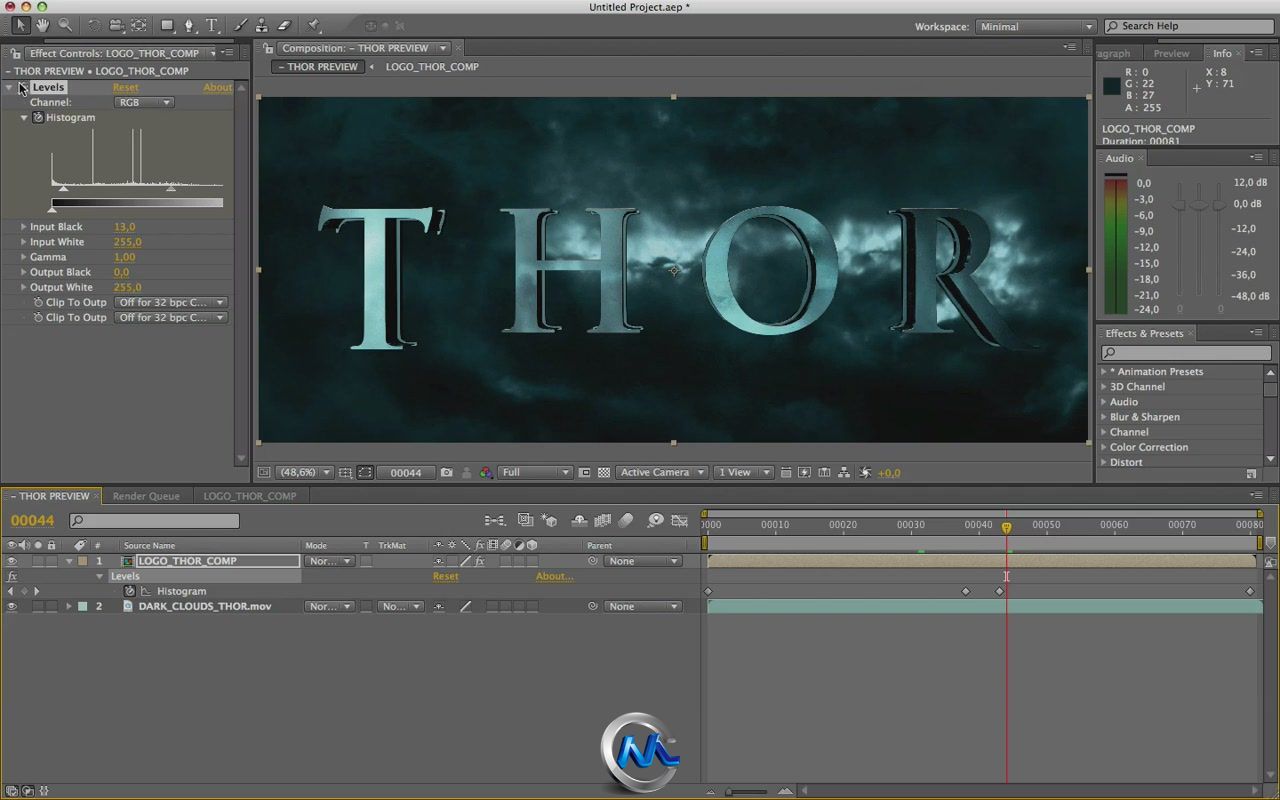 《AE制作电影雷神视频教程》AETuts+ Thor