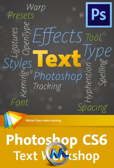 《Photoshop CS6 字符文本制作视频教程》video2brain Photoshop CS6 Text Workshop...