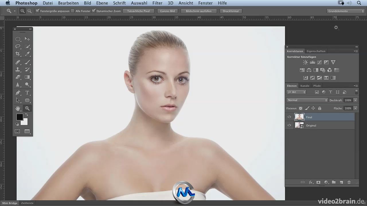 《Photoshop美容修饰技巧视频教程》video2brain Portrait and beauty retouching G...