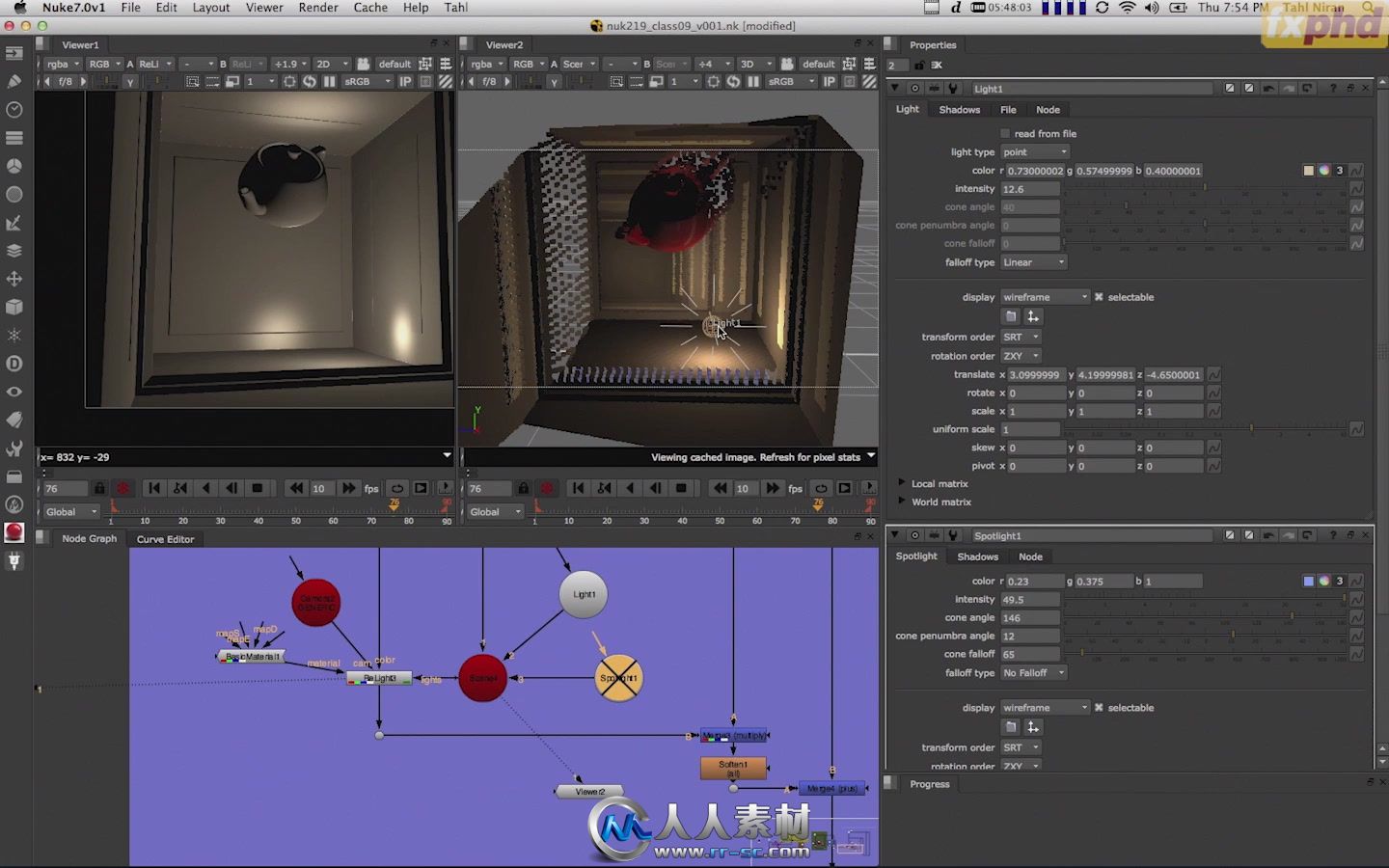 《Nuke影视特效先进技术视频教程》FXPHD NUK219 Working with Advanced VFX Tools