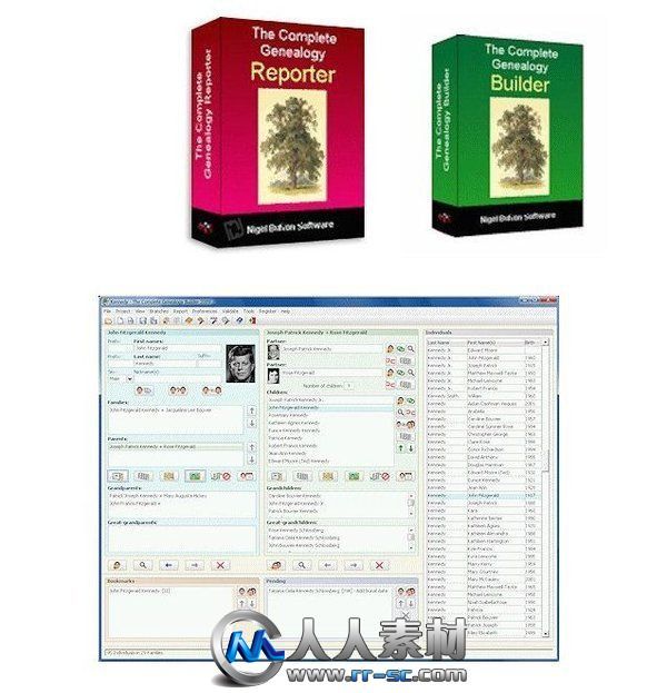 《族谱建立和报告工具》(The Complete Genealogy Reporter/Builder)v2013.130113