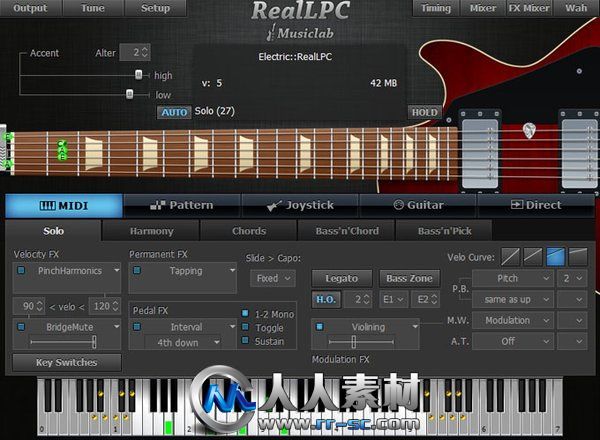 《虚拟吉他乐器》(MusicLab RealLPC)v3.0.1