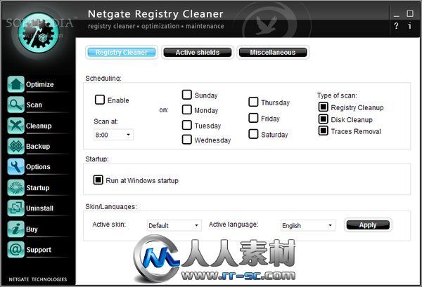 《系统注册表清理修复优化软件》(NETGATE Registry Cleaner)v4.0.905 Multilingual...