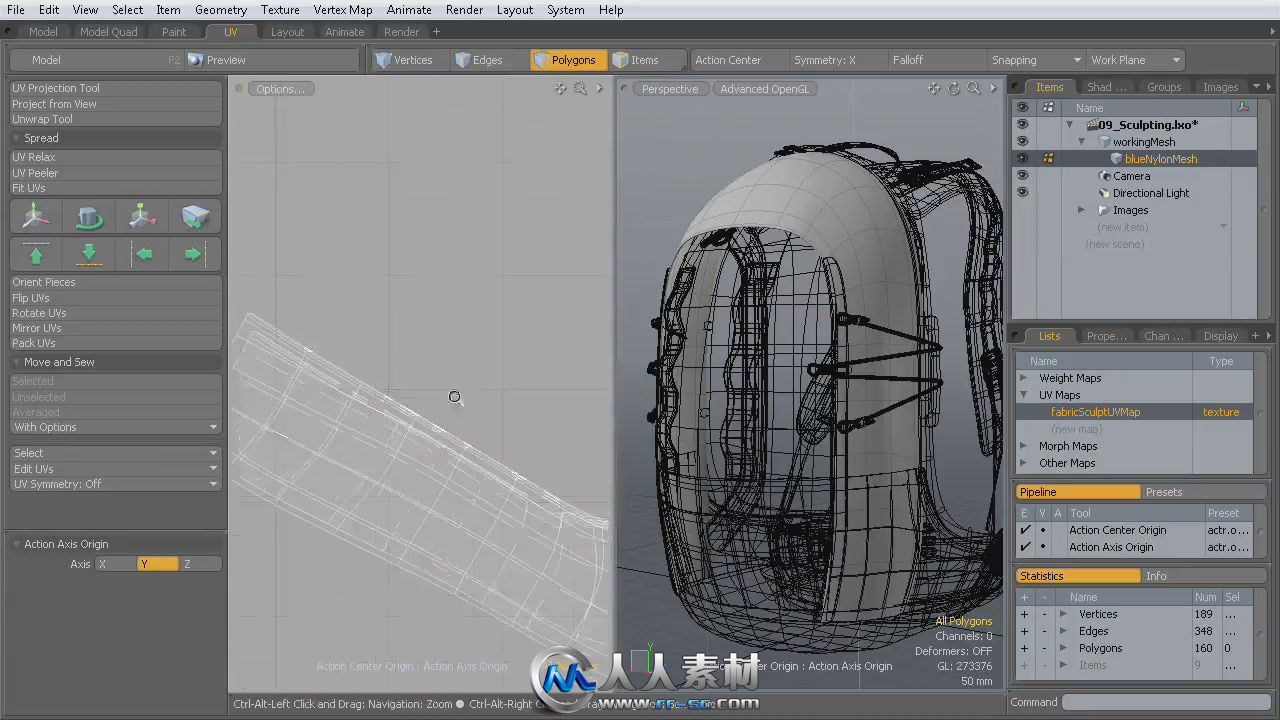 《Modo背包建模设计视频教程》Luxology Backpack Modeling