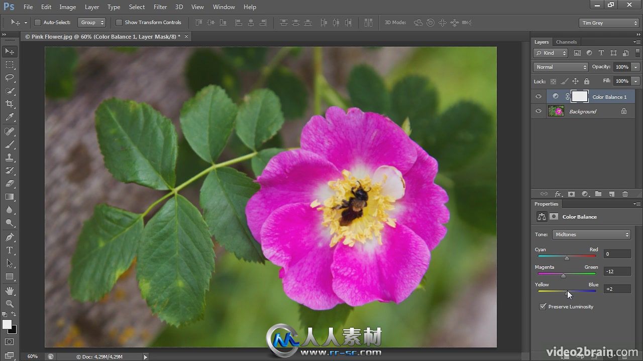 《PS色彩校正视频教程》video2brain Mastering Color Correction in Photoshop Eng...