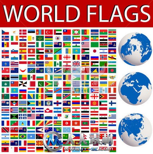 《国旗飘动视频素材合辑》Footage World Flags 2013