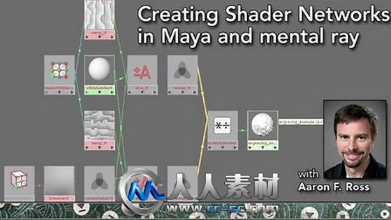 《Maya与mentalray结合制作视频教程》Lynda.com Creating Shader Networks in Maya...