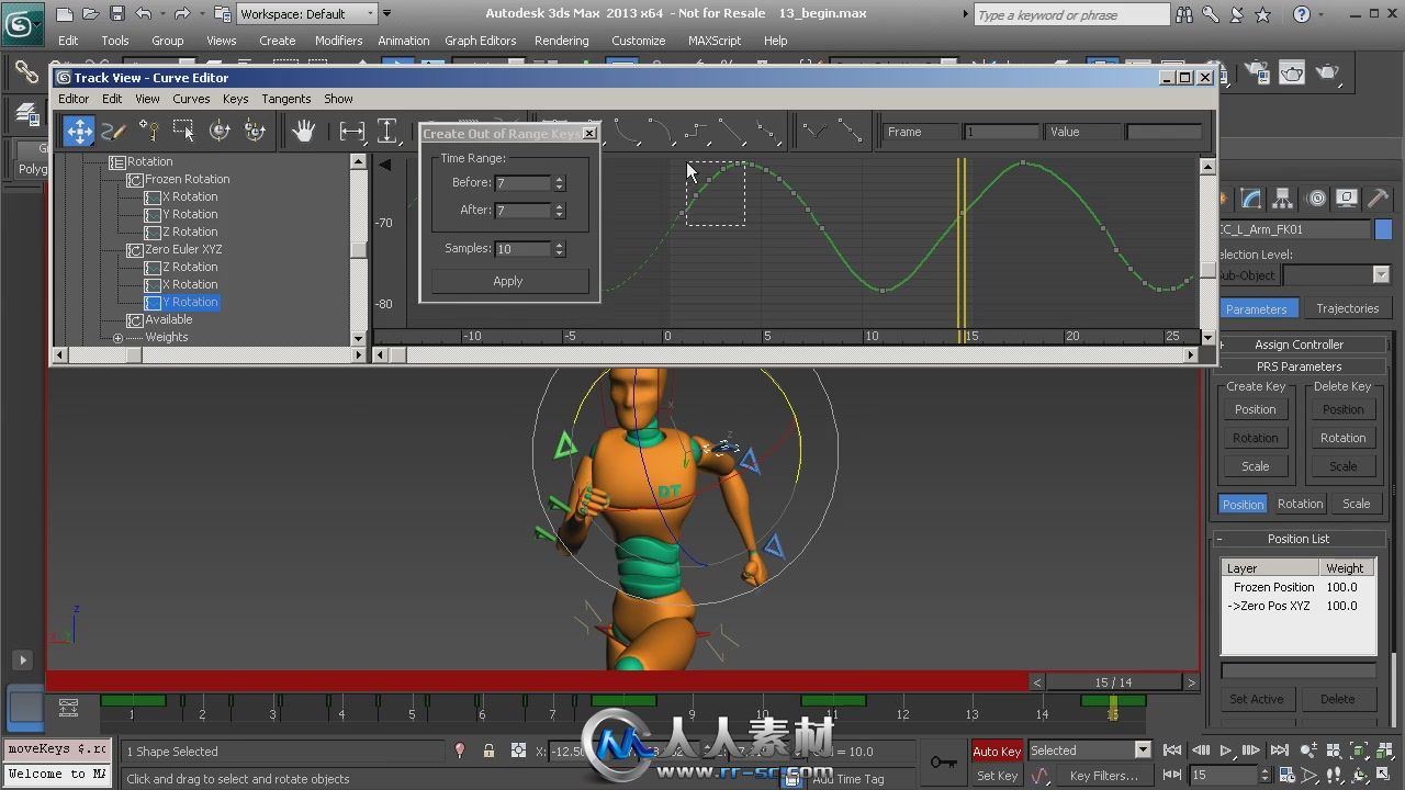 《3dsMax运动周期动画视频教程》Digital-Tutors Creating Run Cycles in 3ds Max