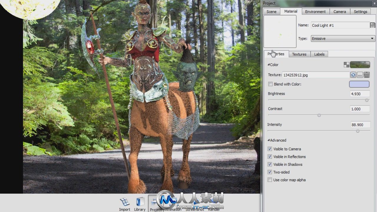 《ZBrush半人马雕刻视频教程》Digital-Tutors Creating a Centaur in ZBrush 4R4