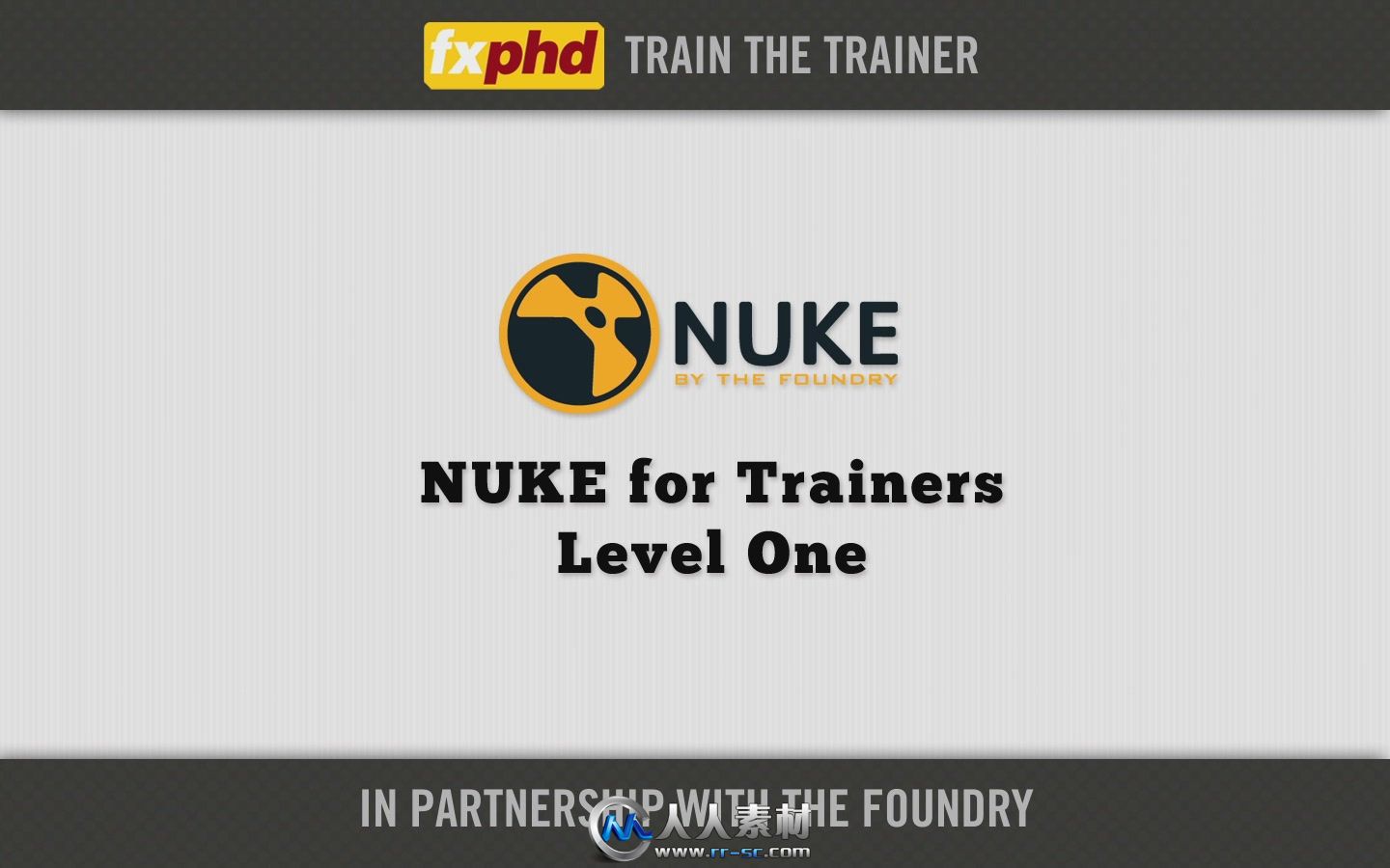 《Nuke进阶技术视频教程第一季》fxphd NUK901 NUKE for Trainers Level One