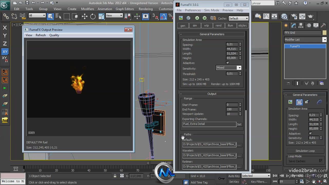 3dsmax粒子系统视频教程 video2brain Particle systems in 3ds Max Spanish