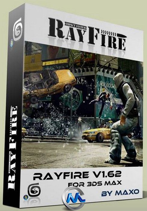 3dsmax破碎爆炸RayFire插件V1.62版 RayFire Tool v1.62 for 3ds Max 2012-2014 Win64