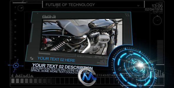 未来派科技包装动画AE模板