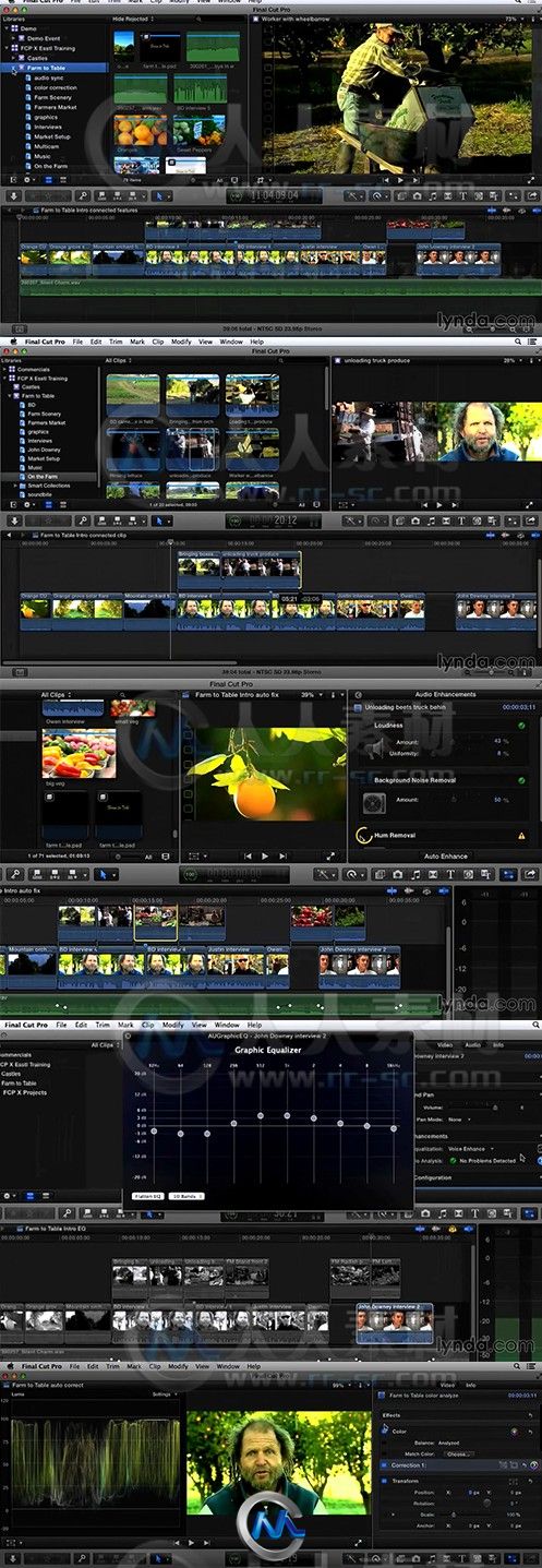 Final Cut Pro X 10基础入门训练视频教程