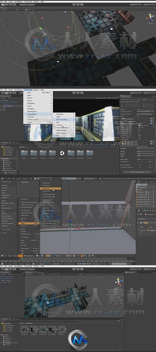 Unity与Blender游戏模块化制作视频教程第三季