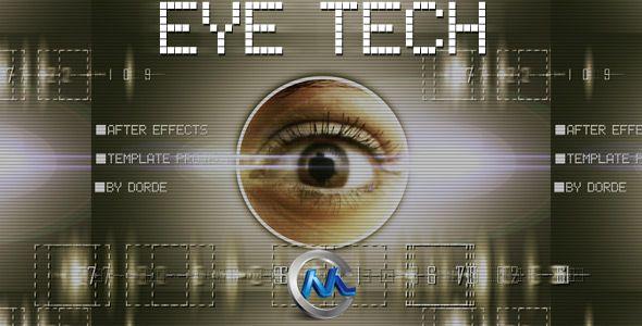 科技之眼闪烁动画AE模板