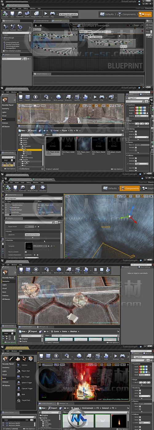 Unreal Engine 4虚幻游戏引擎高级实例训练视频教程第一季