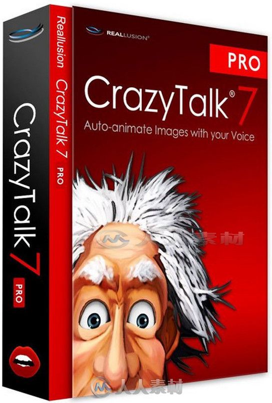Reallusion CrazyTalk Pro照片也疯狂软件V7.32版 Reallusion CrazyTalk Pro 7.32 Win