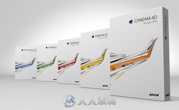 Cinema 4D R16软件便携绿色版 Maxon Cinema 4D R16 with Bodypaint 3D Win Mac P...