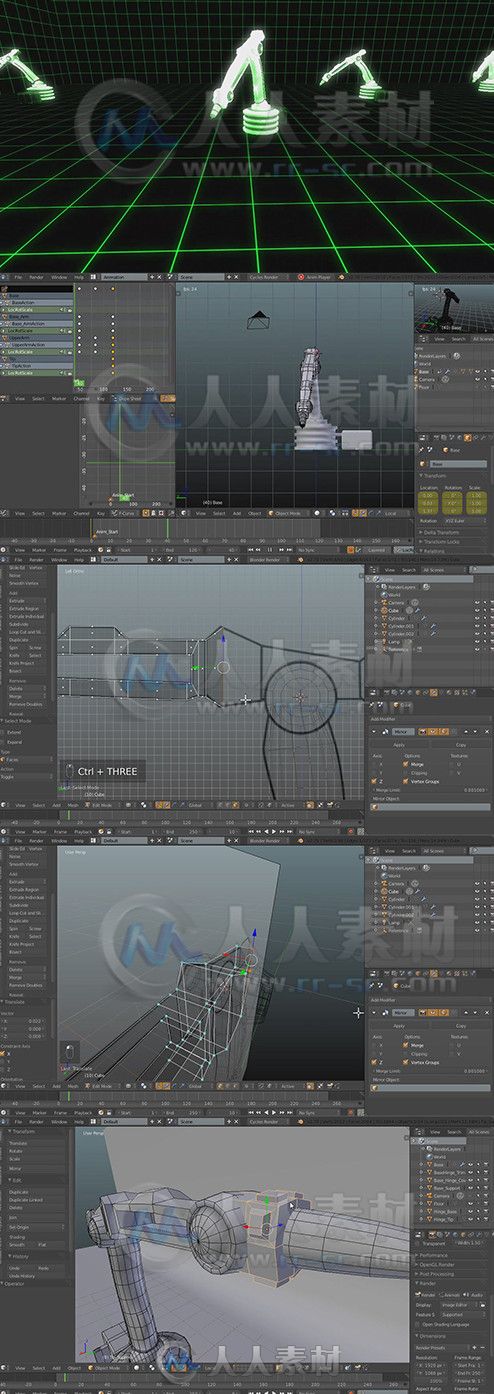 Blender游戏艺术制作全面训练视频教程第二季 3DMotive Blender For Game Artists V...