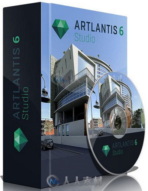 Abvent Artlantis Studio建筑场景专业渲染软件V6.0.2.1版 Abvent Artlantis Studio...