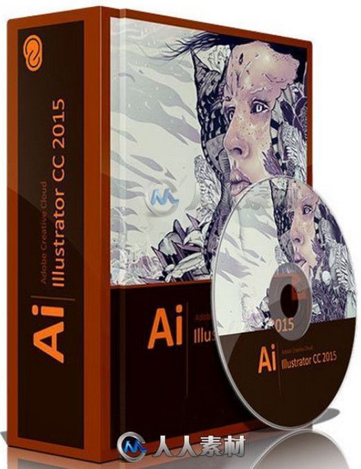 Illustrator CC 2015矢量绘画软件V19.2.0.111.1版 Adobe Illustrator CC 2015 19.2...
