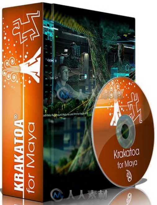 Krakatoa MY粒子渲染器Maya插件V2.4.3.59396版 Thinkbox Krakatoa MY v2.4.3.59396