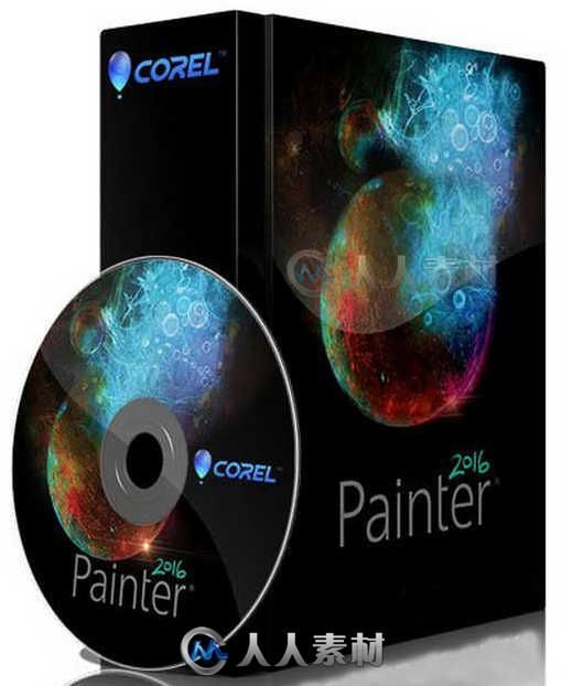 Painter数字美术绘画软件V15.1.0.740.2016版 Corel Painter 2016 15.1.0.740 Win Mac