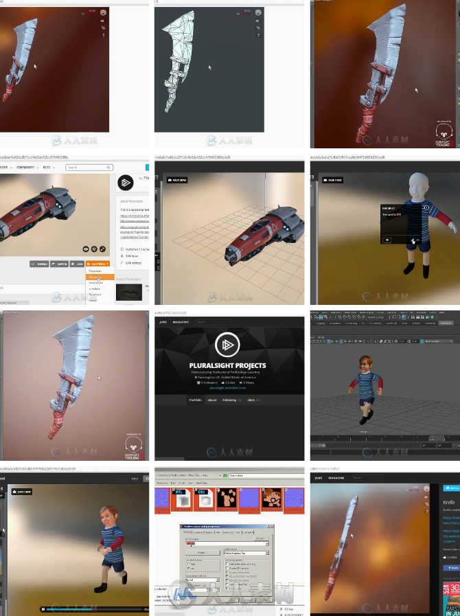 3D模型作品在线展示视频教程 Pluralsight Presenting 3D Models Online